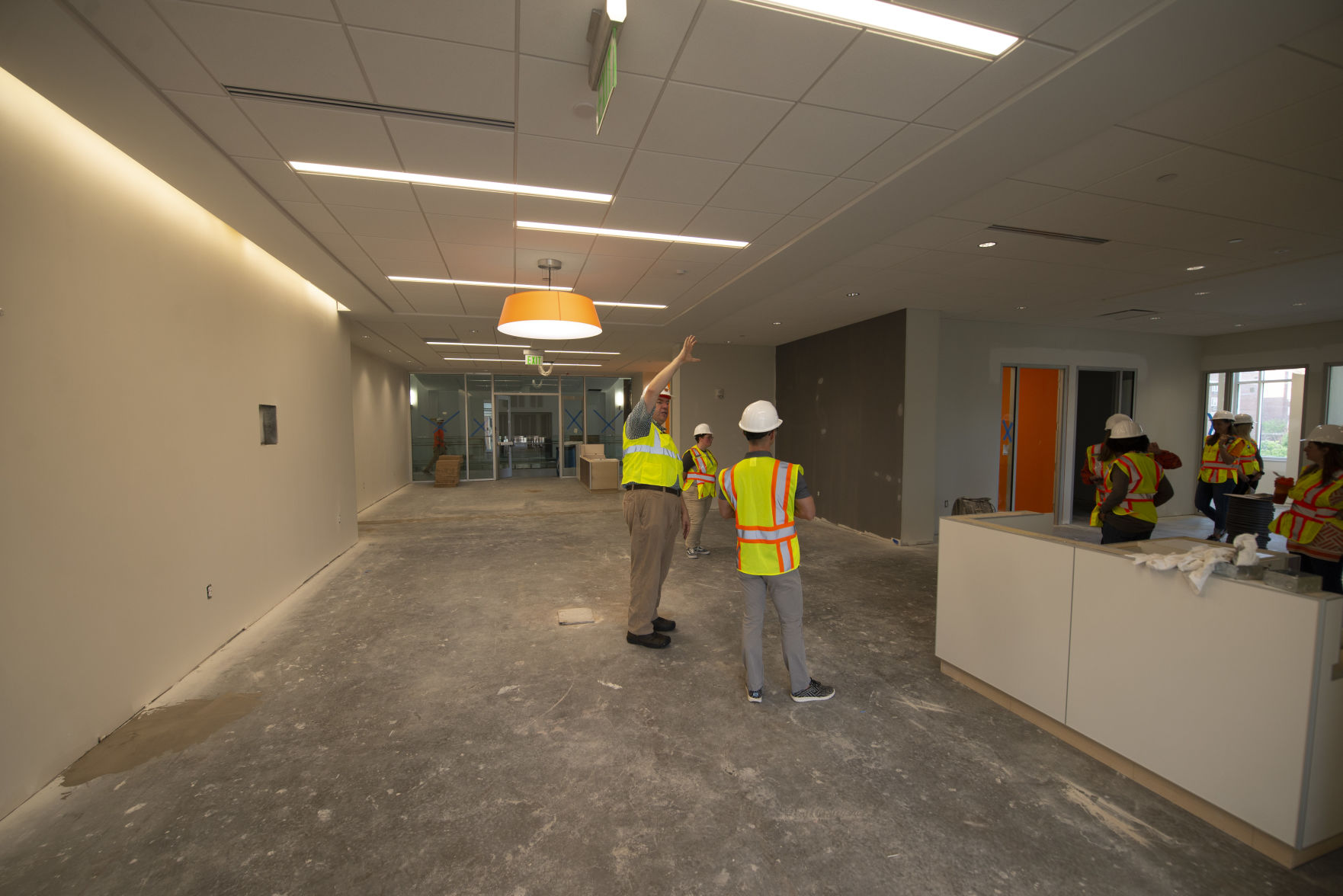 Large Office area 1, UT Student Union Tour - August 7, 2018